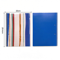 Mexiko 294x220mm Spiralblock mit laminiertem Einband, kariertes Papier, Schul- und Büroheft