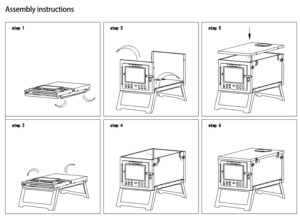 DANCHEL OUTDOOR T6 Backpacking <strong>Titanium</strong> Tent <strong>Stove</strong> Portable <strong>Camping</strong> Wood Burning <strong>Stove</strong> Outdoor Barbecue Heating <strong>Stove</strong> - Product Image 3