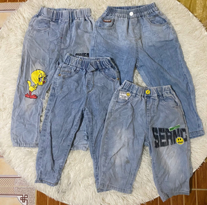 Ballots <span class=keywords><strong>de</strong></span> vêtements d'été d'occasion pour enfants, jeans usagés en <span class=keywords><strong>bon</strong></span> état pour garçons et filles, vêtements d'occasion - Product Image 2