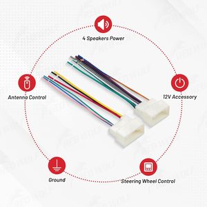 2013-2017 Forte/Sorento Radio Draad Harnas Pvc Geïsoleerd Koper Compatibel Auto Mp3 Cd-Speler 2014-2018 Kabel Assemblage - Product Image 2