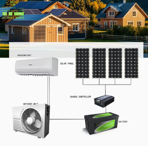 Chinese Manufacturer <b>Mini</b> Split 1 Ton 1.5HP 48V Solar Powered <b>Air</b> <b>Conditioner</b> WiFi Control Energy Efficiency Level AC/DC-12K 18K - Product Image 3
