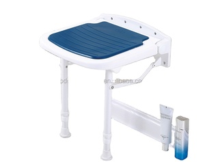 Foldable Bathroom <strong>Shower</strong> Toilet Seat With Soft Rubber Cushion - Product Image 1