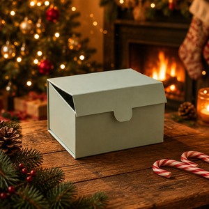Boîte cadeau personnalisée en <span class=keywords><strong>carton</strong></span> à couvercle rabattable pour <span class=keywords><strong>la</strong></span> production de Noël, impression sur papier et <span class=keywords><strong>carton</strong></span> - Product Image 1