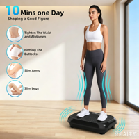 LCD-Display Umweltfreundliche Fitness-Vibrationsplatte für den Heimgebrauch OEM Intelligente Ganzkörper-Vibrationsplatte zum Abnehmen