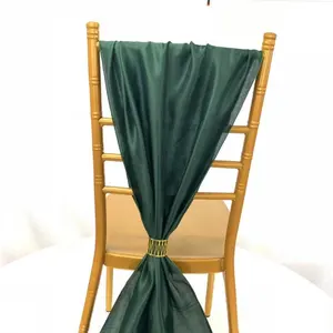 Fajas de satén Premium para silla, lazos universales para silla para fiesta de boda