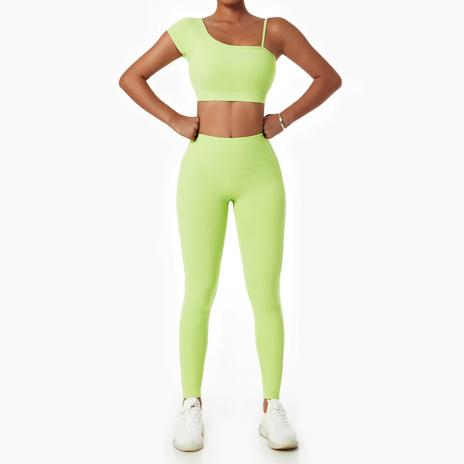 Ensemble soutien-gorge + leggings 1#vert