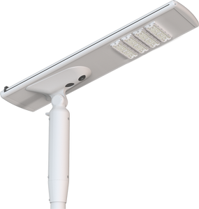 Farolas Solares LED Todo en Uno de 60W de Alta Eficiencia con Paneles Solares Mono-Si Dobles, Batería LiFePO4, Seguimiento Solar, IP65 para Carreteras - Product Image 1