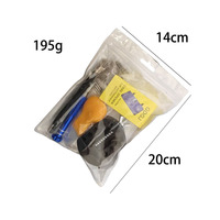 Kit d'outils de remplacement de piles de montre avec barres à ressort, tournevis de précision 5-en-1, ouvre-boîtier arrière réglable, support et outil de levier