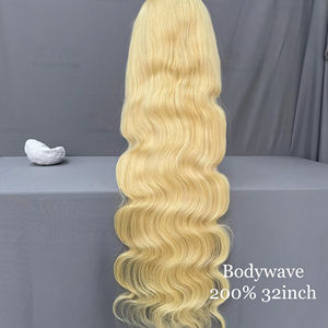 Perruque Lace Front HD Transparente 13x4 Cheveux Brésiliens Vierges Raides ou Ondulés (Bodywave) 20-40 Pouces Blonde – Vente en Gros - Product Image 2