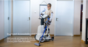 ROBOOTER XZ-Droid, Robot de Movilidad Inteligente, Silla de Ruedas Eléctrica Vertical para Rehabilitación de Discapacitados, Movilidad Asistida en Exteriores - Product Image 3