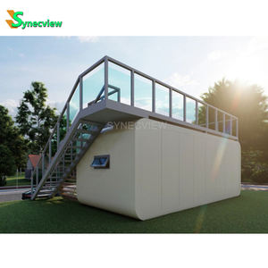 स्रोत उत्पादन प्रकाश स्टील कैप्सूल घरों में 2ft/30फीट/40ft लक्जरी अनुकूल पारंपरिक आधुनिक उद्यान विला - Product Image 5