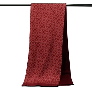 Conceptions personnalisées Foulards double face de haute qualité Longue écharpe en <span class=keywords><strong>soie</strong></span> pour hommes - Product Image 1