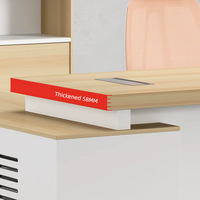 Bureau de direction écologique de qualité E0, table de bureau moderne et simple pour manager, mobilier de bureau, bureau de patron, bureau de président