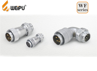 Connecteur étanche WEIPU 2 broches/3 broches/4 broches/5 broches/6 broches/7 broches mâle femelle, fiche circulaire d'aviation, connecteur de câble, panneau métallique