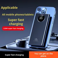 Power Bank Portabel Ultra Tipis Pengisian Daya Super Cepat, Laris Manis di Luar Negeri, Antarmuka Tipe-C, Colokan Universal, Pengisi Daya Ponsel