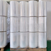 Film étirable LLDPE souple en rouleau jumbo, résistant à l'humidité, pour palettes et matières premières, vente en gros