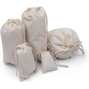High Quality 100% Organic Cotton Custom Drawstring <b>Bag</b> Canvas Double <b>String</b> Dust <b>Bag</b> With Custom Logo - Product Image 1