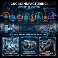 Solution d'usinage de haute précision robuste, inspection de qualité à 100 %, fabrication CAD/CAM en acier allié et laiton, finition polie brillante