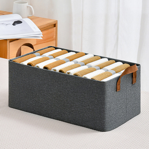 Hot bán ráp tủ quần áo quần áo tổ chức Lưu trữ hộp vải có thể giặt lưu trữ hộp Thùng quần áo hộp - Product Image 1