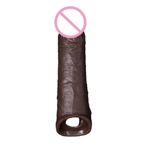Funda de Silicona Suave para Pene, Reutilizable y Flexible, Extensor de Pene, Juguete Sexual, Personalizable de Fábrica, Venta al Por Mayor - Product Image 3