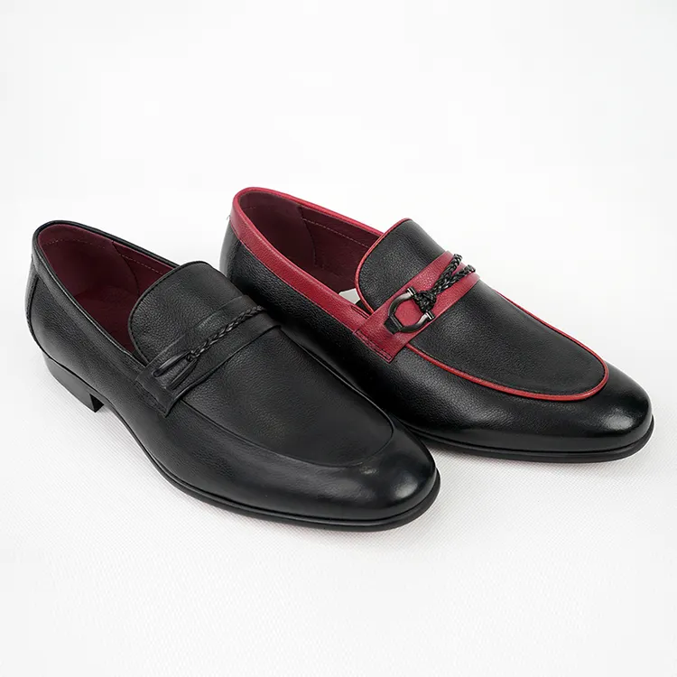 Hot Sale Fashion Style Buckle Loafers Most Popular Mens Dress Loafer Leather Shoes For Men