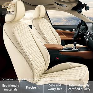 Housse de siège de <span class=keywords><strong>voiture</strong></span> en cuir de luxe Pop Auto Studio, couleur personnalisée, écologique, ajustement universel, toutes saisons, durable, sûre - Product Image 2