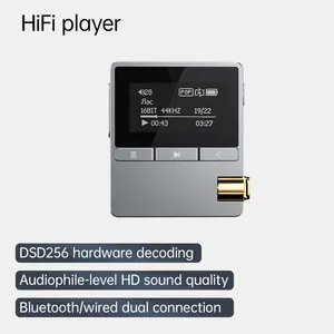 OEM MP3无损音乐播放器DSD256 Hifi播放器迷你HIFI无损播放器金属学生运动跑步随身听