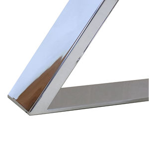 على شكل حرف U شبه منحرف على شكل X غير قابل للصدأ ، قاعدة طاولة ، إطار طاولة مصنوع من المعدن للطاولة - Product Image 5