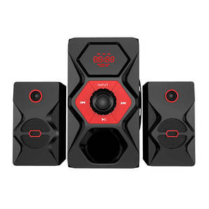 Haut-parleur sans fil en bois à son surround 5,25 pouces, système de haut-parleurs 2.1 pour cinéma maison avec caisson de basses - Offre Spéciale - Product Image 6