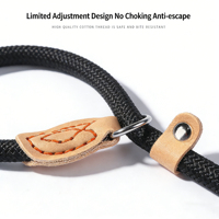 Nouvelle laisse réglable pour chien avec poignée confortable et douce, corde robuste pour chiens de petite à grande taille, idéale pour la course, la randonnée et la marche