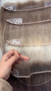 SHY HAIR 2025, el Más Reciente Topper de Cabello con Línea de Cabello Frontal de Encaje HD 13X2, Topper Frontal con Halo para Mujeres con Línea de Cabello Retrocedida - Product Image 4