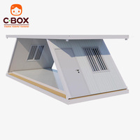 Cbox Maison Conteneur Modulaire Pliable à Assemblage Rapide pour Projets de Logement de Chantier