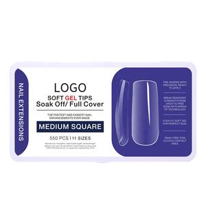 <span class=keywords><strong>Gelike</strong></span>-Kit de puntas de cobertura completa, extensiones de uñas de Gel suave para salón de belleza, en Stock - Product Image 6