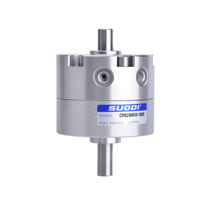 Cylindre rotatif Suodi Cdrb2bw 30-180 degrés, double action, corps en aluminium, connexion filetée - Product Image 3