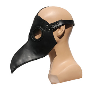 Masque de bec d'oiseau en latex taille unique pour cosplay, accessoire de costume pour fête d'Halloween et performance - Product Image 2
