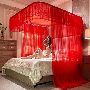 <span class=keywords><strong>Moustiquaire</strong></span> de lit extra large rose, Toldo De Cama De Mosquitos En Forma De U, couleur blanche, forme en U, <span class=keywords><strong>grande</strong></span> <span class=keywords><strong>moustiquaire</strong></span> de lit - Product Image 5