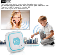 Sécurité personnelle Micro mini enfants gps tracker collier gps avec alarme de chute sos bouton personnel gps mini tracker