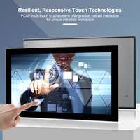 Factory Price 23.8 Inch Industrial Touch Monitor IP66 Waterproof PCAP Panel Mount Display