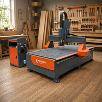 Machine de fraisage CNC pour bois 4x8 robuste 3kW 4000 x 2000 3 axes avec table à vide et couteau oscillant pour bois, MDF, acrylique