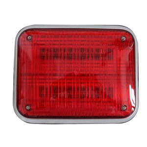 Vendita calda 12V 24V LED quadrato stroboscopico lampeggiante luce di cruscotto 9*7 pollici per auto ambulanza perimetrale utilizzare altri accessori luce auto - Product Image 1
