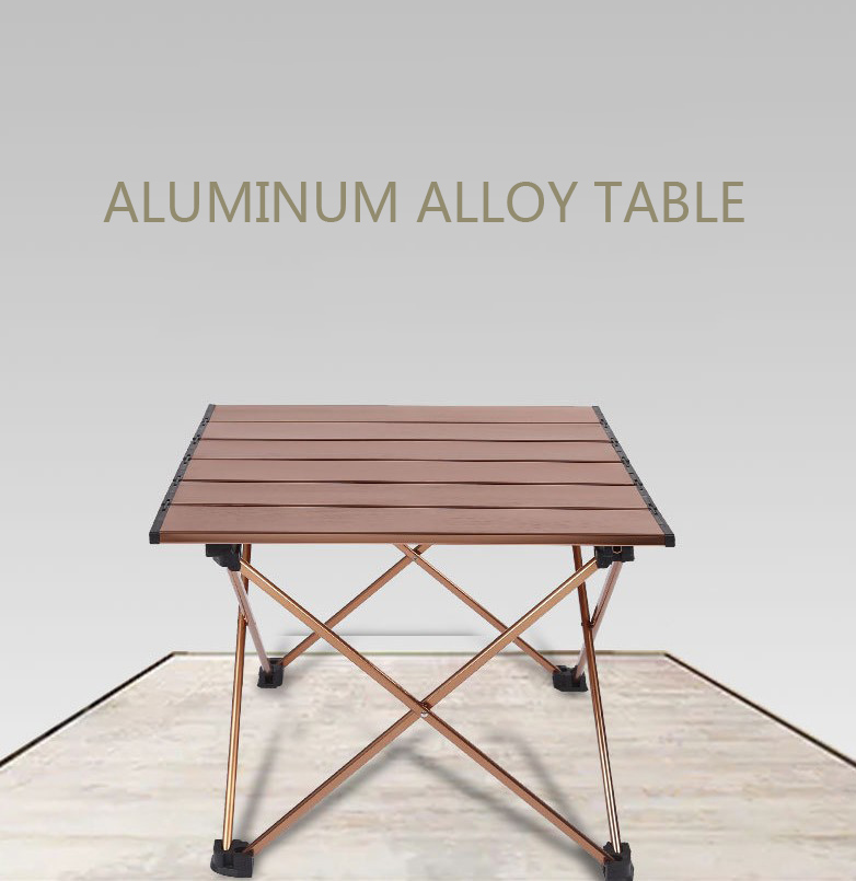 68CM PE Rollup Picnic Portable Folding Camping Table Water Resistant