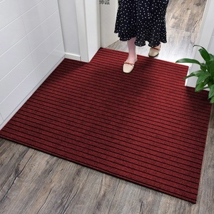 Tapis de porte en caoutchouc rayé rectangulaire antidérapant pour l'entrée de la maison - Product Image 2