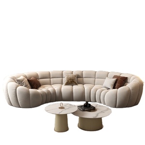 Ensemble de meubles de salon canapé à bulles coloré canapé en <span class=keywords><strong>laine</strong></span> d'agneau de luxe canapé incurvé paresseux canapé pour le salon - Product Image 3