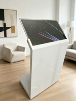 Kiosque OLED Transparent 30 pouces, Transmittance Élevée 43%, Affichage Numérique Tactile 10 Points, Android/PC SDK pour Expositions Intérieures et Commerce de Détail OEM