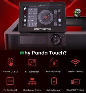 Original Brand Touch Screen 5'' Display Lab X1 P1 Plug&Play Custom UX&UI Multi-Printer/3D Wireless <b>Control</b> Touch - Product Image 2