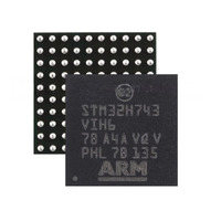 32H743 Nuevo Microcontrolador Original de 32 bits, Chips IC 32H743VIH6 Marca ST, QFP en Embalaje TRAY