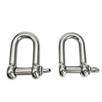Manille de type D JIS en acier inoxydable 316, matériel marin, 4mm-28mm, toutes tailles, pour bateaux et yachts, directement de l'usine, OEM ODM