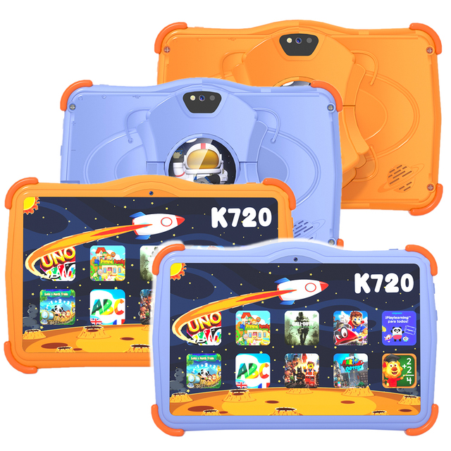 Tablets Pc 7 Inch Kids Tablet 1+16GB 1024*600 Ips Android 7 Long Last Battery Kids Learning Tablet Pc