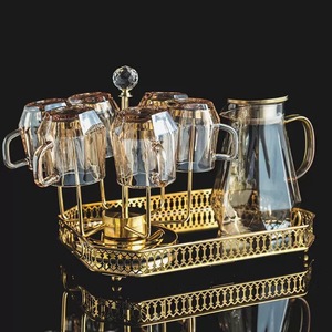 Support rotatif pour verres à vin en acier inoxydable, capacité de 5 à 9 verres, support de table pour le rangement des verres à vin - Product Image 2