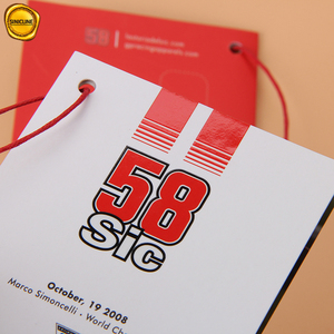 Đồng hồ giấy vàng tùy chỉnh logo lá vàng in nhỏ giấy đen lạ mắt treo thẻ giày bền vững thẻ bất kỳ kích thước có sẵn. - Product Image 5